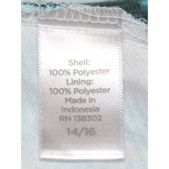 Avenue Womens Blouse Tank Top Plus Size 14W 16W Layered Ruffles Back Slit Hi-Low - Picture 11 of 11